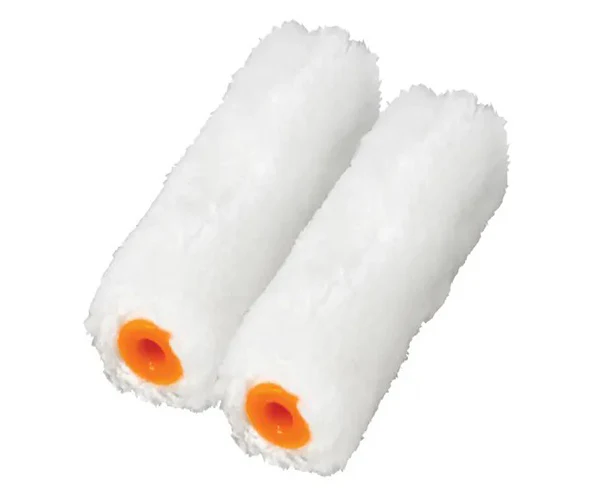 Faithfull Medium Pile Mini Roller Refills 100mm (4in) Pack of 2