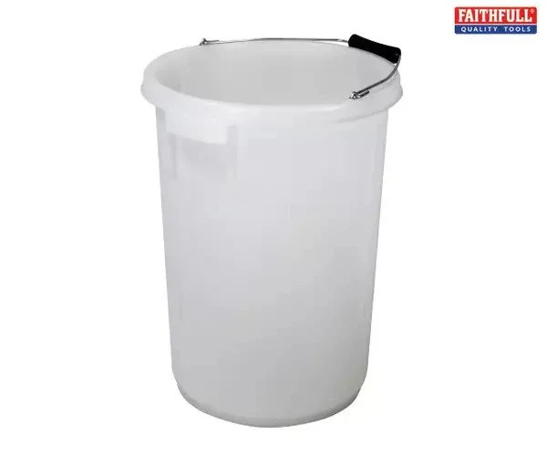 Faithfull Mixing Bucket 25 litre (5 gallon) - White
