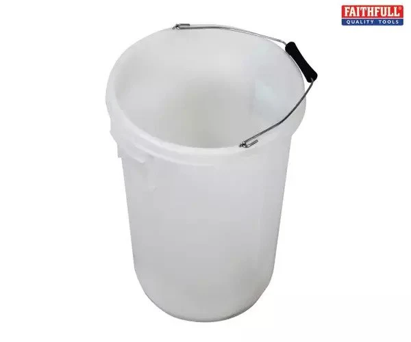Faithfull Mixing Bucket 25 litre (5 gallon) - White - Image 2