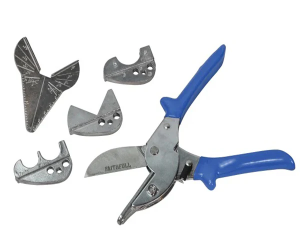 Faithfull Multi-Function Gasket & Pipe Mitre Shears Kit - Image 3