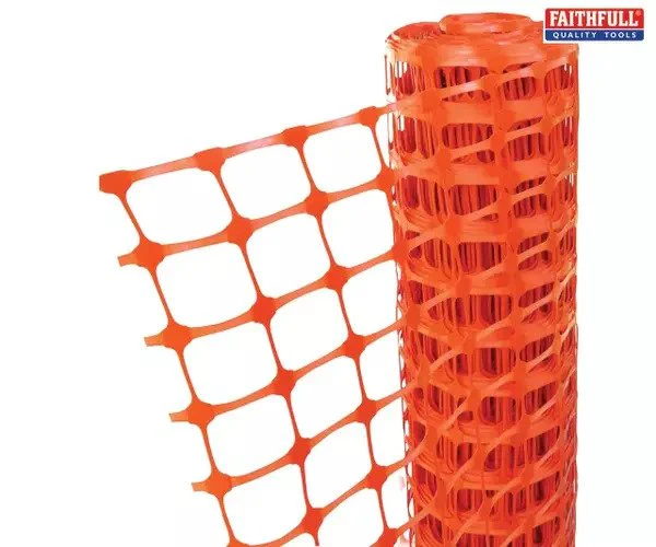 Faithfull Orange Barrier Fencing 1m x 50m