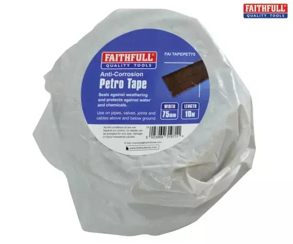 Faithfull Petro Anti-Corrosion Tape 75mm x 10m - Image 2