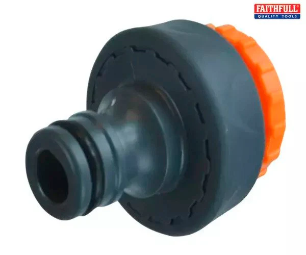 Faithfull Plastic Tap Hose Connector 1/2 & 3/4in (Box 30) - Image 3