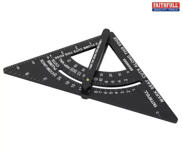 Faithfull Prestige Adjustable Quick Roofing Square 180mm (7in) - Image 2