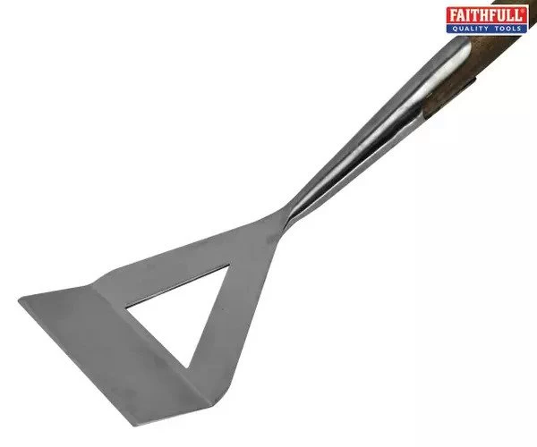 Faithfull Prestige Stainless Steel Dutch Hoe Ash Handle - Image 2