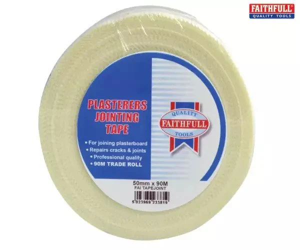 Faithfull PT1-50 Plasterer's Joint Tape 50mm x 90m - Image 2