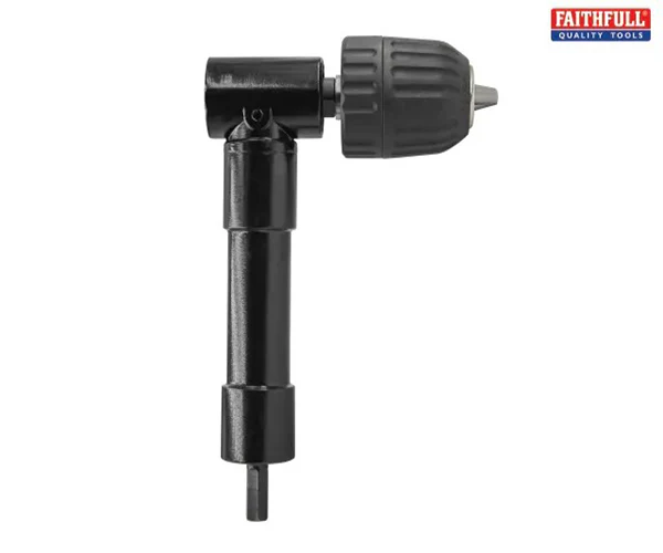 Faithfull Right Angled Drill Chuck 10mm Keyless