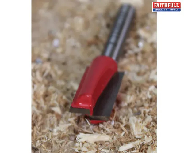 Faithfull Router Bit TCT Two Flute 12.7 x 19mm 1/4in Shank