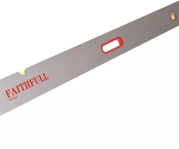 Faithfull Screeding Level 2.4m (8ft) 3 Vial & Grips - Image 2
