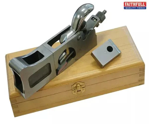 Faithfull Shoulder Bullnose Rebate Plane in Wooden Box - Image 4