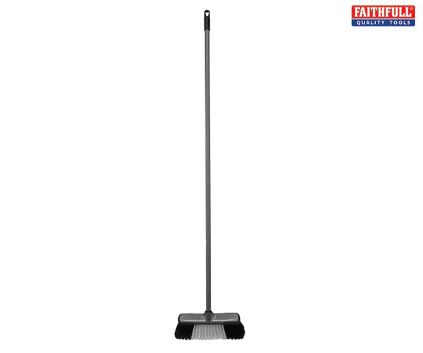 Faithfull Soft Broom with Screw On Handle 300mm (12in) - Image 2