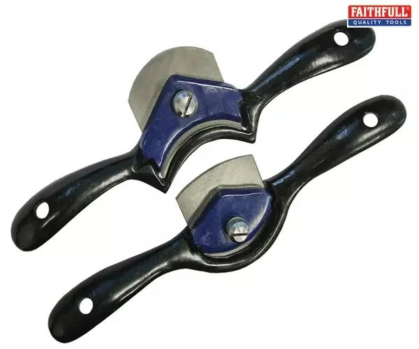 Faithfull Spokeshave Twin Pack (1 Concave & 1 Convex)