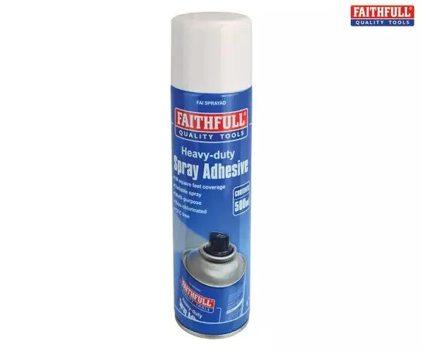 Faithfull Spray Adhesive Non-Chlorinated 500ml