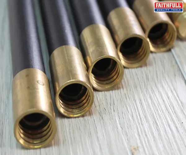 Faithfull Universal Drain Clean Set (10 x Rods Plunger & Worm) - Image 2