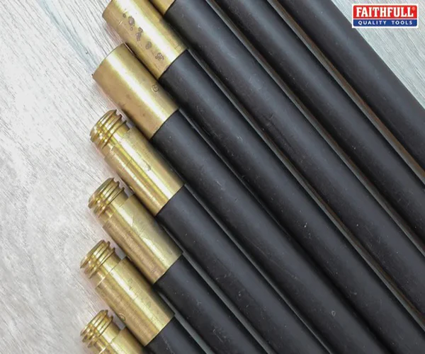 Faithfull Universal Drain Clean Set (10 x Rods Plunger & Worm) - Image 3