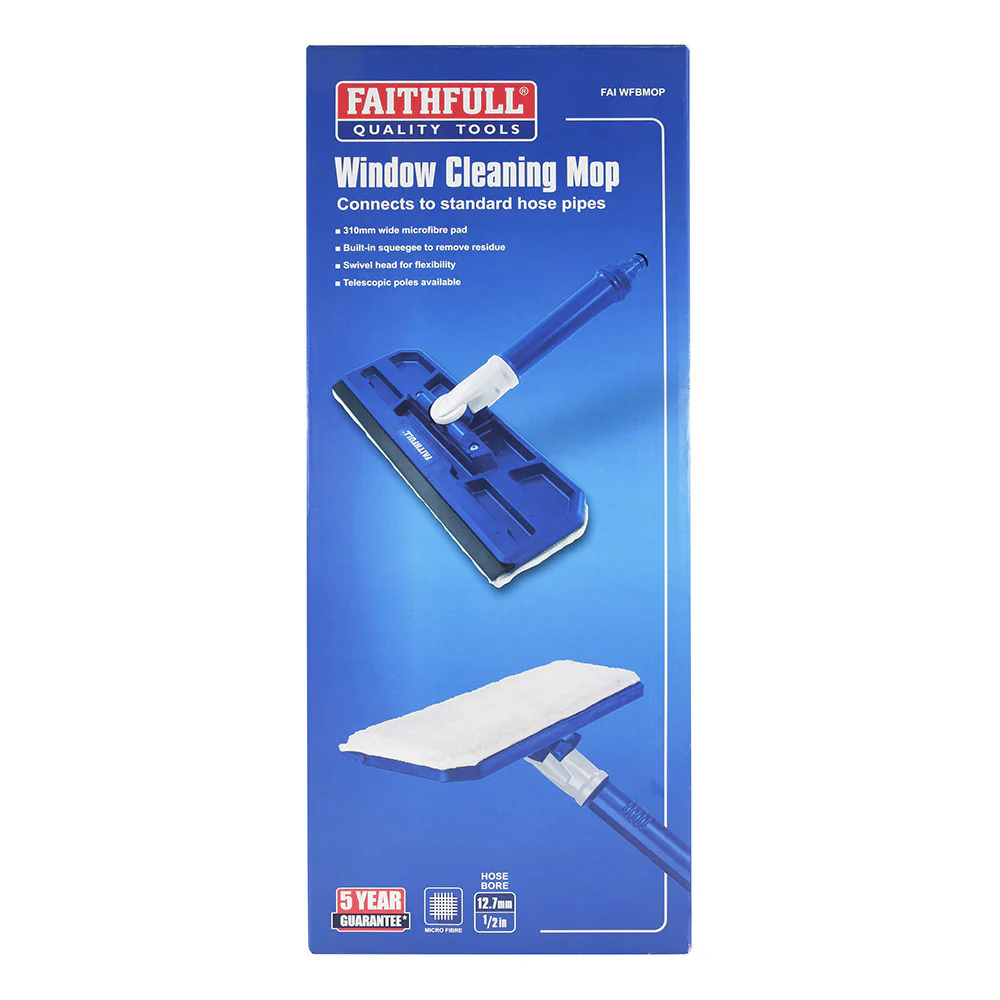 Faithfull Water Flow Window Cleaning Mop - Image 8