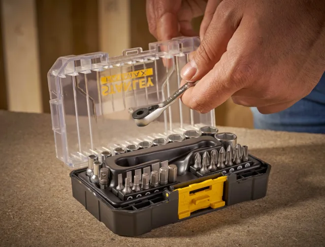 STANLEY® FatMax® PRO-STACK™ 1/4in Socket & Bit Set, 37 Piece - Image 3