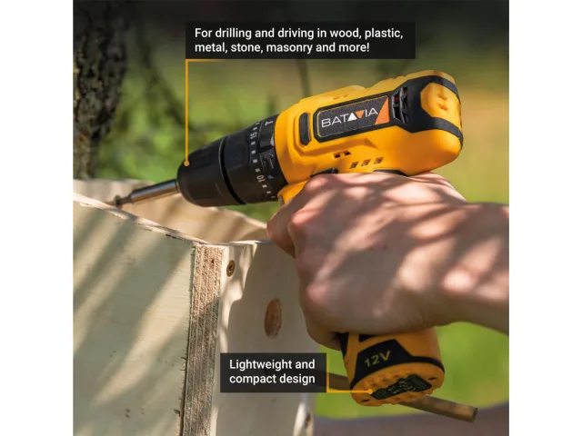 Batavia FIXXPACK Combi Drill 12V Bare Unit - Image 2
