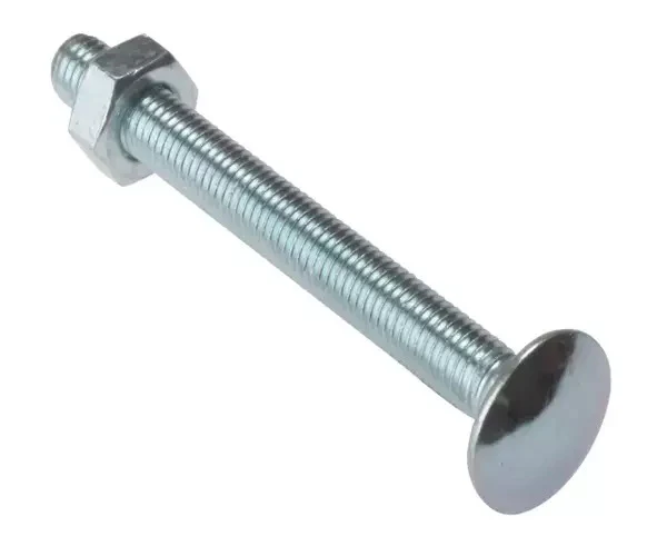ForgeFix Carriage Bolt & Nut ZP M12 x 100mm Bag 5