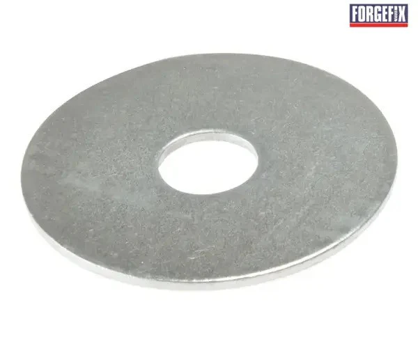 ForgeFix Flat Mudguard Washers ZP M10 x 50mm Bag 10