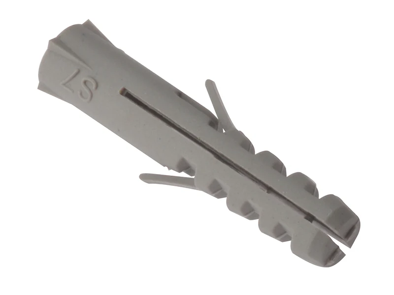 ForgeFix Nylon Wall Plug Rimless M8 x 40mm Bag 100