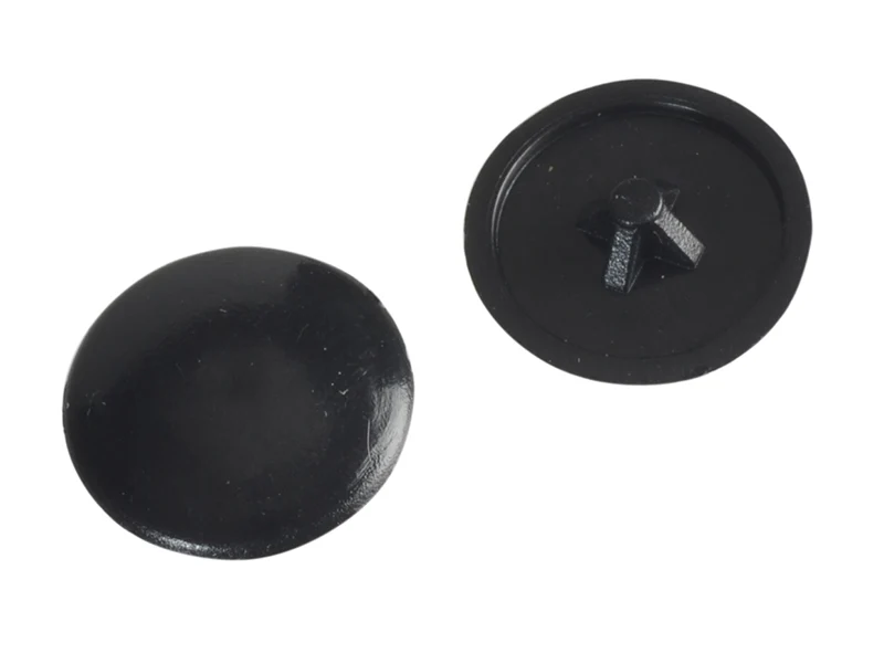 ForgeFix Pozi Compatible Cover Cap Black No.6-8 Forge Pack 50