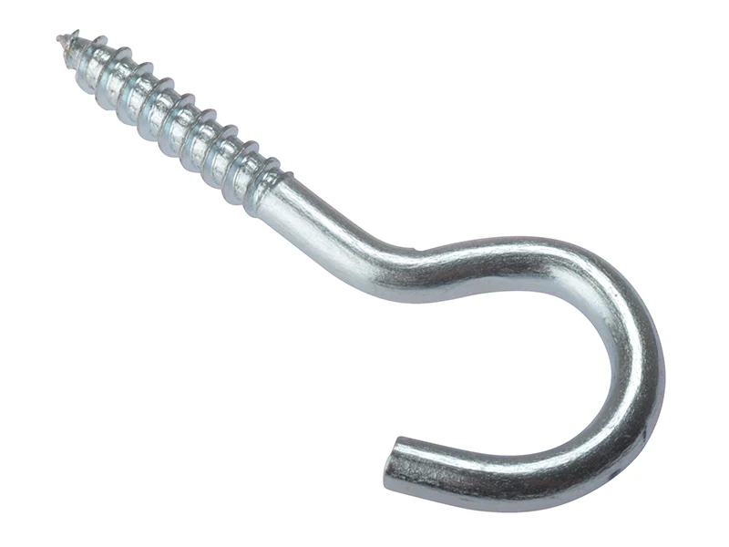 ForgeFix Screw Hook ZP 80 x 12Ga Bag 10