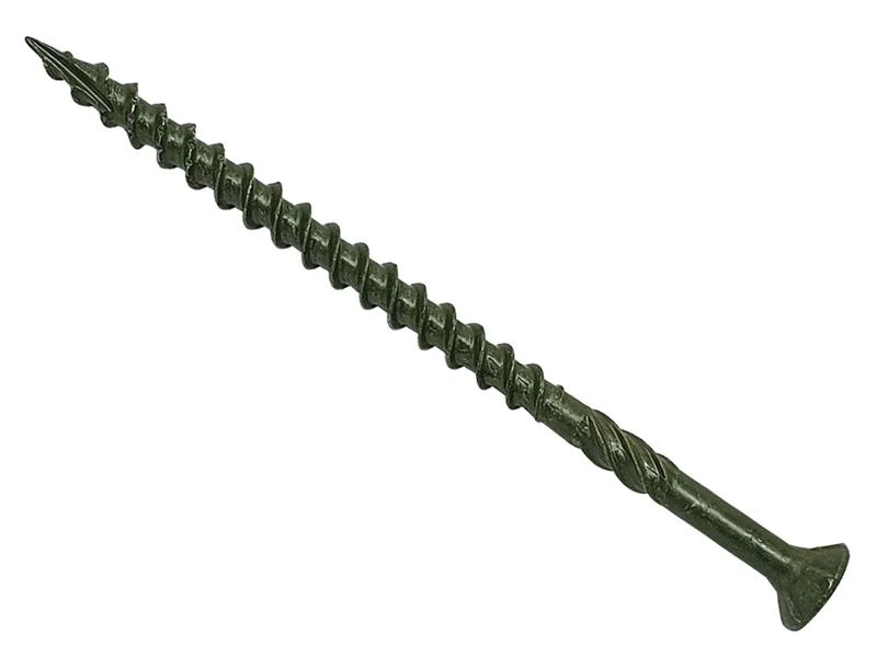 ForgeFix Spectre™ Advanced Deck PZ Compatible Screw CSK Green 4.5 x 75mm Tub 1000