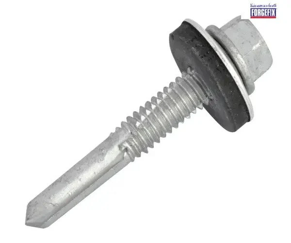 ForgeFix TechFast Hex Head Roofing Screw Self-Drill Heavy Section 5.5 x 35mm Pack 100 - Image 3