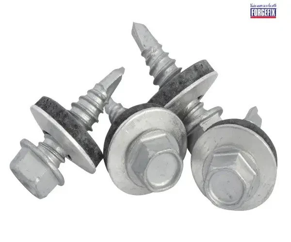 ForgeFix TechFast Hex Head Stitching Screw Self-Drill 6.3 x 22mm Pack 100 - Image 2