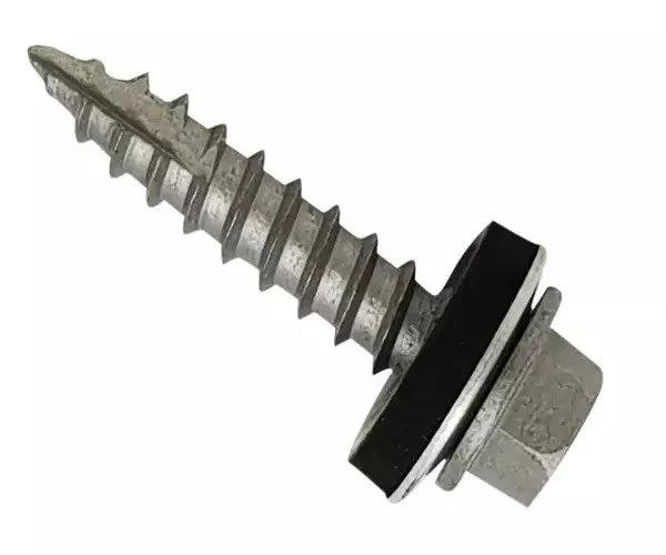 ForgeFix TechFast Metal Roofing to Timber Hex Screw T17 Gash Point 6.3 x 32mm Box 100