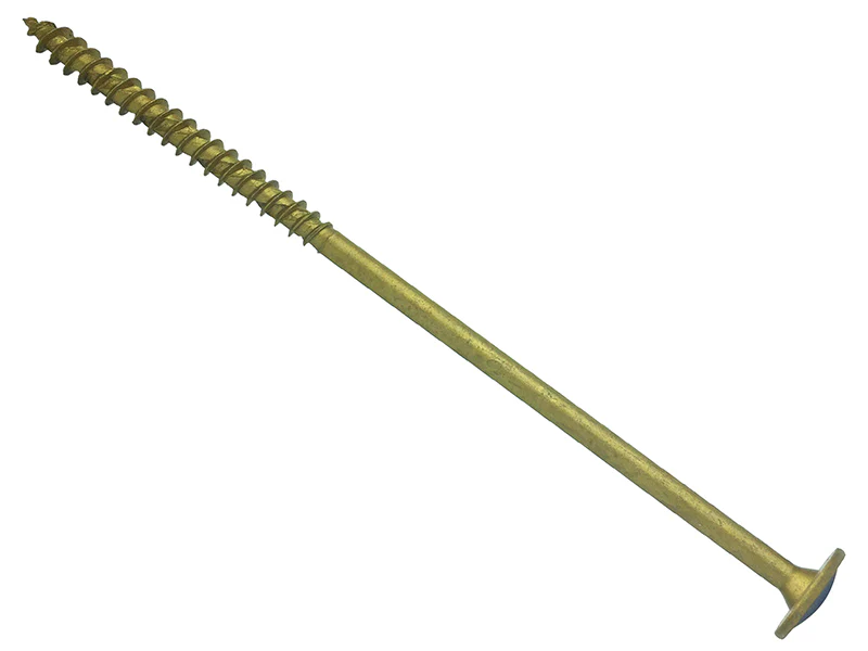 ForgeFix Wafer Head TORX® Compatible Construction T40 Screws Tan 8x140mm Tub 35