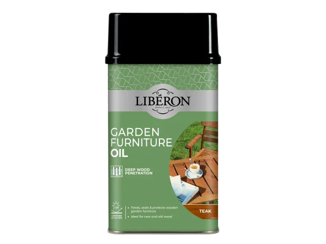 Liberon Garden Furniture Oil Teak 1 litre