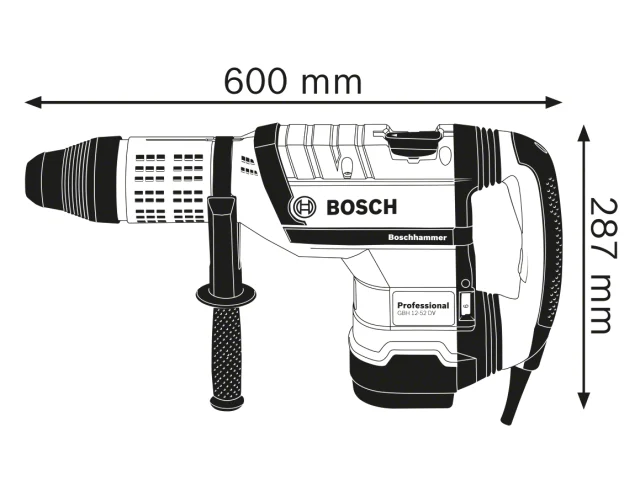 Bosch GBH 12-52 DV SDS-Max Professional Rotary Hammer 1700W 110V - Image 3