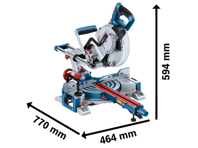 Bosch GCM 18V-216 D Professional BITURBO Mitre Saw 18V Bare Unit - Image 3