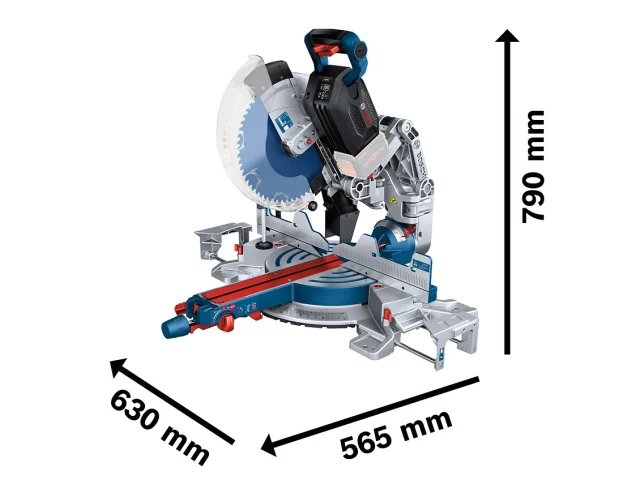 Bosch GCM 18V-305 GDC Professional BITURBO Mitre Saw 18V Bare Unit - Image 2