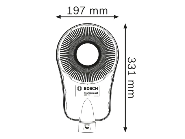 Bosch GDE 162 Professional SDS Dust Guard - Image 2