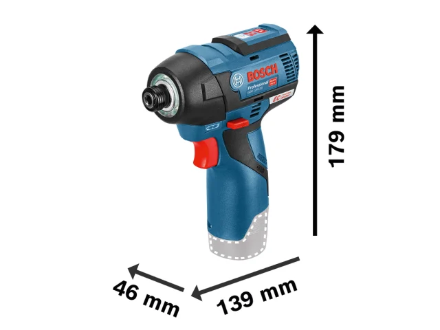 Bosch GDR 12V-110 Professional 1/4in Impact Driver 12V Bare Unit - Image 2