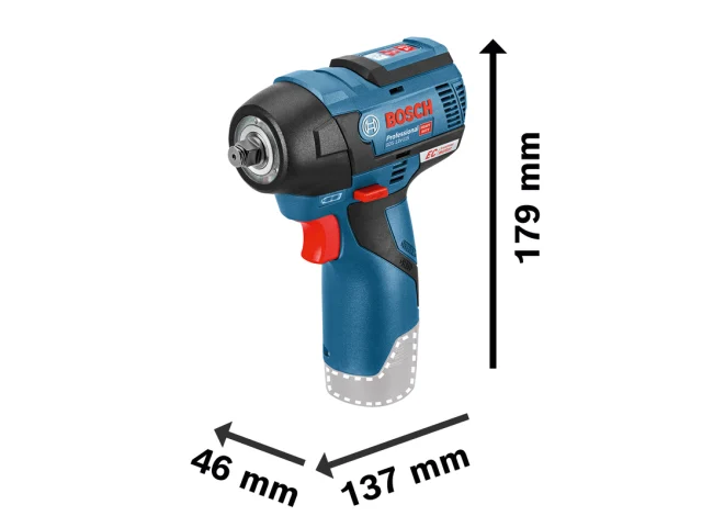 Bosch GDR 12V-115 Professional 3/8in Impact Wrench 12V Bare Unit - Image 2