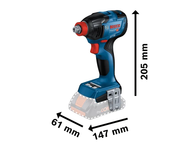 Bosch GDX 18V-210 C Professional Impact Driver/Wrench 18V Bare Unit - Image 2