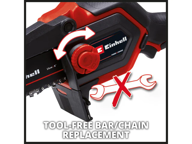 Einhell GE-PS 18/15 Li BL-Solo Power X-Change Pruning Chain Saw 18V Bare Unit - Image 3