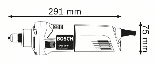 Bosch GGS 28 C Professional Straight Grinder 650W 110V - Image 3