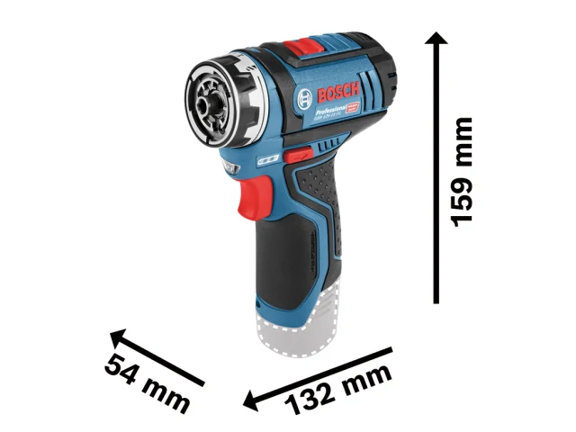 Bosch GSR 12V-15 FC Pro FlexiClick Drill Driver 12V 2 x 2.0Ah Li-ion - Image 3
