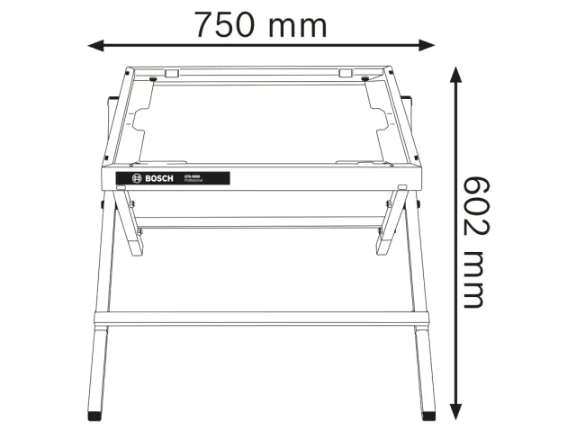 Bosch GTA 6000 Professional Saw Stand - Image 2