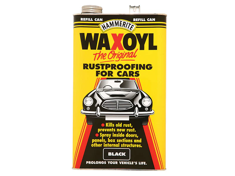 Hammerite  Waxoyl Refill Can Black 5 Litre