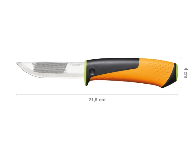 Fiskars Heavy-Duty Knife with Sharpener - Image 3