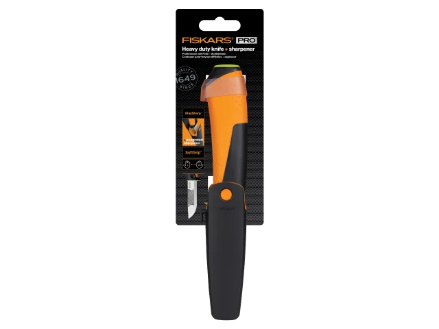 Fiskars Heavy-Duty Knife with Sharpener - Image 7