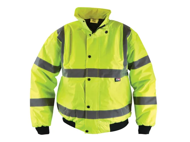 Scan Hi-Vis Bomber Jacket Yellow - XXL (52in)