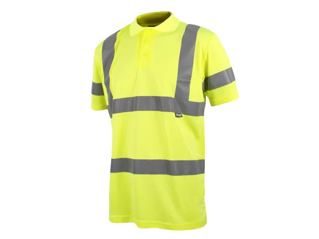 Scan Hi-Vis Polo Shirt Yellow - XL (46in)