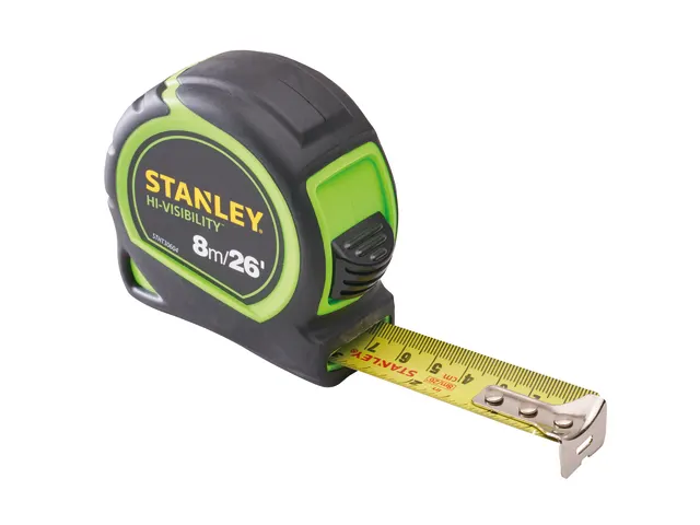 STANLEY® Hi-Vis Tylon Tape Measure 8m (26ft)